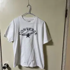 CONVERSE ホワイト Tシャツ L 半袖　H8
