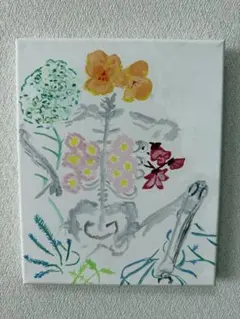 絵画】ボタニカルアート 「カサブランカ 高貴」原画 - メルカリ