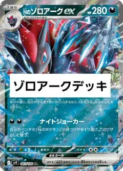 匿名配送 ポケカ 構築済みデッキ ゾロアークデッキ
