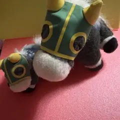 ラ*方様 レア 当時物 AVANTI 競走馬 ぬいぐるみ オグリキャップ メンコ