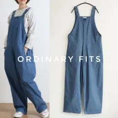 美品 オーディナリーフィッツ BEN OVERALL インディゴ 0 サロペット