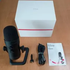 FIFINE USB コンデンサーマイク ASMR マイク ブラック K690