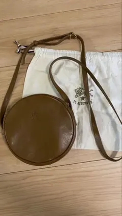 IL BISONTE ラウンドショルダーバッグオリーブ