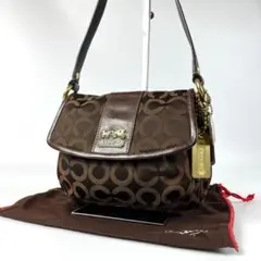 COACH コーチ ショルダー バッグ アクセサリーポーチ ホースキャリッジ