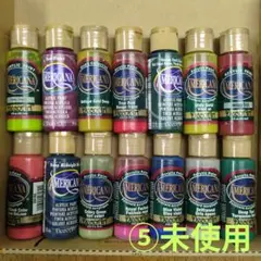 ⑤アクリル絵の具 未使用14本セット