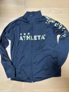 ATHLETA ジャケット M 黒 ゴールド