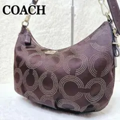 COACH vintage op art shoulder bag y2k