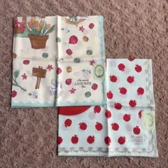 《新品未使用❗️画像確認有❗️》LADUREE ハンカチ 2点セットのサムネイル