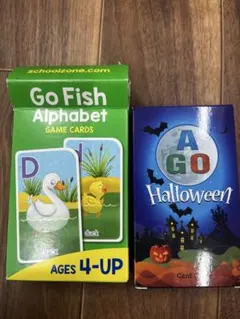 Go Fish Alphabet & A Go Halloween カードゲーム