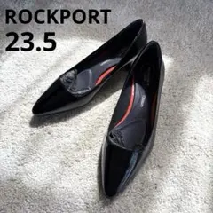 美品 ロックポート トータルモーション 23.5 エナメル ローヒール パンプスのサムネイル