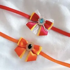 ふわに−様専用　オーダー　リボンチョーカー