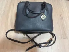 Tory Burch ショルダーバッグ 黒 レザー ミニバック レディース