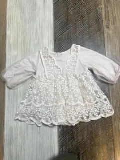 フラワーレース ベビードレス 70