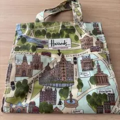 ハロッズ☆トートバッグ☆ Harrods☆ロンドン地図柄