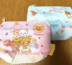 リラックマ　チュッパチャプス　ポーチ2個セット
