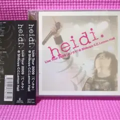 heidi. Live Tour 2009 CD+DVD　パノラマ