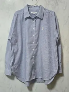 U.S. POLO ASSN. ストライプ長袖シャツ L