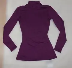 新品★アンダーアーマー★コンプレッションモック★SM★パープル★コールドギア