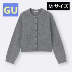 パフニットクルーネックカーディガン M GRAY