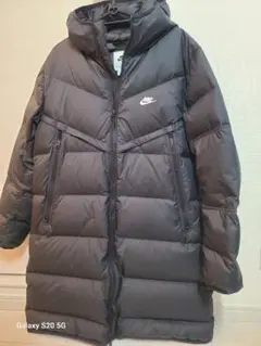 未使用Nike ロングベンチコート M ブラック　ダウンジャケット