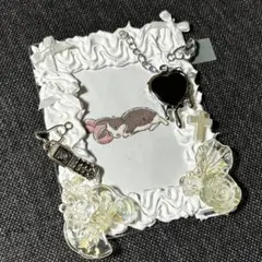 ホイップデコ トレカケース ホワイト ダーク 白