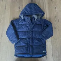 babyGap ネイビー ダウンコート 110cm、フード取り外し可能