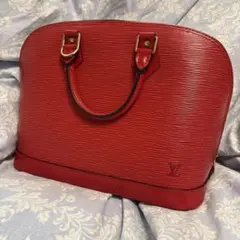 ルイヴィトンLouis Vuitton エピレザー レッドユニセックス書類PC鞄 