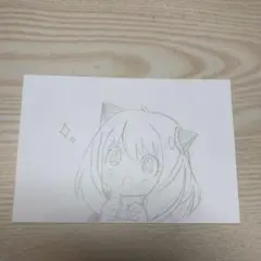 SPY×FAMILY アーニャ　手書きイラスト
