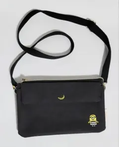 ミニオン ブラックショルダーバッグ