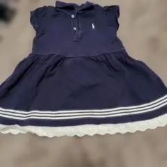 Ralph Lauren ネイビー ワンピース