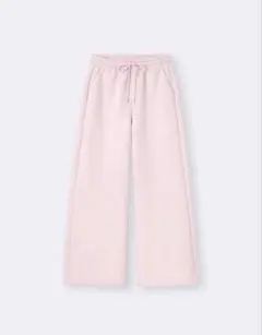 GU パフスウェットバギーパンツ いちごミルク XL