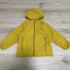 モンベル　子供　ナイロンジャケット　ウィンドブレーカー　イエロー　サイズ100