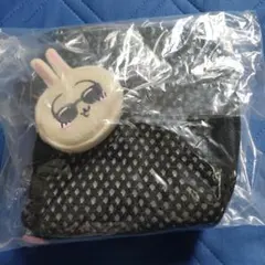 GUちいかわポーチセットバッグ　 うさぎ 黒