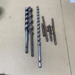 ドリルビットセット スパイラルドリルとドライバービット