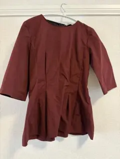 ZARA ペプラムトップス　XSサイズ