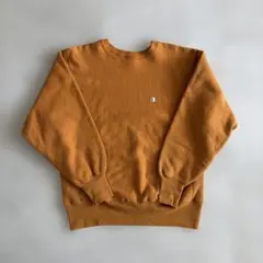 90s USA製 Champion reverse weave マスタード