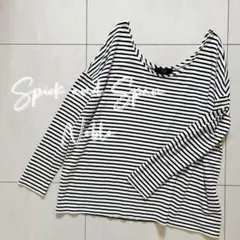 ☆spick&Span Noble ストライプ 長袖ルーズTシャツ ☆のサムネイル