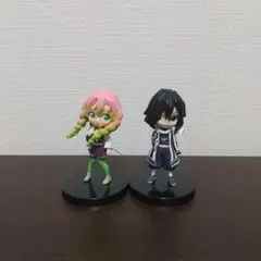 鬼滅の刃 Qposket 伊黒小芭内 甘露寺蜜璃 ミニフィギュア２個セット