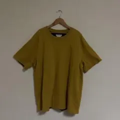 BOTTEGA VENETAマスタード 切替コットン Tシャツ ボッテガのサムネイル
