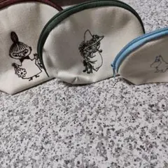 ムーミン ポーチセット キャンバス