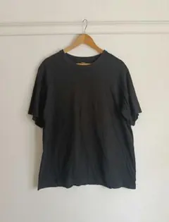 クルーネック Tシャツ ブラック XLサイズ