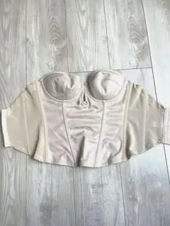 【美品】Noé ベージュ ブライダルインナー ビスチェ C70