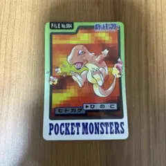 ポケモン カードダス ヒトカゲ FILE No.004