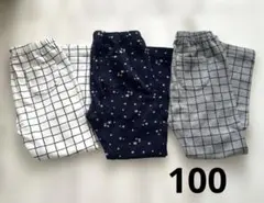 ユニクロ レギンス 100㎝ 3枚セット