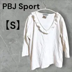 一点物♡PBJ Sport【S】 フリル付き長袖シャツ 春夏用　可愛い