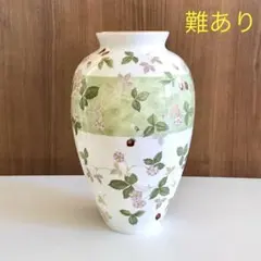 アンティーク花器 九谷焼 ヴィンテージ花瓶 フラワーベース 伝統工芸品