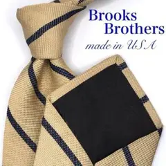 【大特価】Brooks Brothers ストライプ ベージュ グレー シンプル