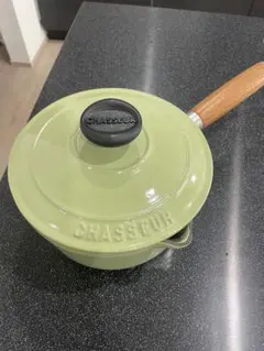 CHASSEUR 片手鍋 ソースパン 木柄 ライトグリーンのサムネイル
