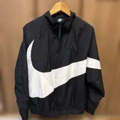 Nike ナイロンジャケット ブラック/ホワイト