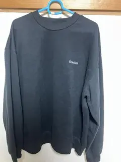 【Gracias】 クルーネック スウェット ブラック